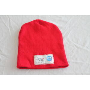 NWOT Love Your Melon Red Beanie Hat
